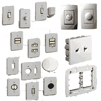 Tomadas e nterruptores